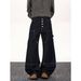 Men's Black High-Street Cargo Jeans – Relaxed Straight Fit With Button Fly (S-3XL)_mkmklike.com