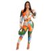 Women's clothing supply sexy printed fashion suit pants_mkmklike.com