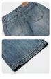 11KN American Retro Blue Straight Jeans Men's Loose And Versatile Trendy Simple Cleanfit Casual Wide-leg Pants_mkmklike.com