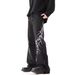 Hip Hop Street Loose Straight Jeans Men's High Street Trend Brand Heavy Industry Embroidered Teen Micro-pull Pants_mkmklike.com