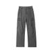 Washed Gray Straight-Leg Cargo Jeans For Men Spring American Retro Distressed Wide-Leg Paratrooper Loose Casual Pants_mkmklike.com