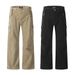 Men's Clothing Vintage Wide-Leg Jeans – Washed Denim Pants (Retro & Comfortable)_mkmklike.com