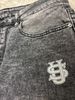 Men's Premium Washed Denim Jeans - US Embroidery & Splatter Paint Hip-Hop Streetwear Jeans_mkmklike.com