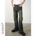 The New Denim Product Is Thin And Tall, And The Micro-speaker Is Wind-washed And Old Loose Jeans And Trousers For Men._mkmklike.com