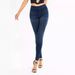 Women's Clothing Washed Four Sided High Elastic Jeans Hip Lifting And Slimming Comfortable And Slim_mkmklike.com