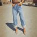 Stretch Straight Leg Jeans For Women - High Waist Vintage Roll-Up Denim Pants With Comfortable Fit Women's Clothing_mkmklike.com
