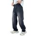American Style Jeans Men's Spring Plus Size High Street Loose Straight Leg Brand Trendy Maillard Versatile Casual Pants_mkmklike.com