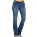 Women's Clothing Jeans Slim Fit Washed Bell Bottoms Women's Trousers_mkmklike.com