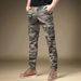 Men's Clothing Youth Spring And Autumn Camouflage Work Jeans Men's Slim Fit Skinny Foot Trendy Casual Long Pants Straight Men_mkmklike.com