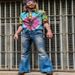 European Style Ins Punk Denim Men's Blue High-waisted Embroidered Vintage Wide-leg Pants, Versatile And Loose Fit_mkmklike.com