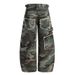 Vintage Camo Cargo Pants With Double Waistband & Oversized Pockets – Relaxed Fit Workwear For Men (S-XXL)_mkmklike.com