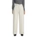 SELINE White Straight-Leg Jean For Women 2025 Autumn Winter Pure Non-Stretch Fabric High-End Looe High-Wait Long_mkmklike.com