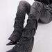 Women's Clothing Retro Fashion Rhinestone Jeans Chubby Pants Sexy Girl Style Slightly Flared Floor Length Pants For Women_mkmklike.com