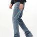 Men's Clothing Classic Distressed Washed Straight Leg Fitted Jeans Retro Nostalgic Pants_mkmklike.com