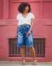 Women's High-Waisted Cropped Jeans Multi-Button New Style 2025 Independent Store_mkmklike.com