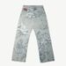 Men's Clothing Men's High Waist Retro Loose Fit Jeans Cupid Angel Print Street Style Trousers Fashion For Formal & Casual_mkmklike.com
