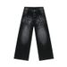 EF JEANS | 2025 Spring New Product, American Street Washed Cat Whisker Three-dimensional Splicing Straight Jeans_mkmklike.com