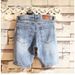 Men's Clothing Summer Slim Trend Men's Beggar Hole Washed Old Denim Shorts Korean Version Ins Straight 5 Point Pants_mkmklike.com