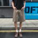 American Retro Solid Color Versatile Men's Summer Shorts, Pure Cotton, Comfortable, Trendy, Stylish, Loose, Casual,_mkmklike.com