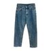 Autumn And Winter Retro Casual Straight Jeans Women's Narrow Version All Match Cigarette Pants Women_mkmklike.com