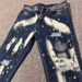 Men's Trendy Slim Fit Stretch Skinny Jeans 3D Cut Graffiti Print Ripped Patchwork Spring Summer New D2 Denim_mkmklike.com