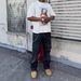Men's Slim Fit Straight Leg Trousers Trendy Stylish American Style Denim_mkmklike.com
