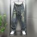 Trendy Brand American Design Sense Ripped Jeans Men's Autumn Trend Ruffian Handsome Retro Patch Cloth Loose Straight Pants_mkmklike.com