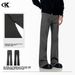 Men's Clothing Vintage Flare Jeans Retro Stretch Denim Pants With Cleanfit Slimming Design, Comfortable Loose Fit, Classic Black & Gray_mkmklike.com