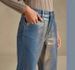 Women's Retro Gold Plated Flared Jeans Slimming Regular Fit Full Length Casual Fashion_mkmklike.com