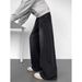 Men's Washed Distressed Patchwork Jeans - High Street Baggy Wide Leg Pants With Vintage Wash For Urban Streetwear_mkmklike.com