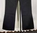 Men's Parisian Black Washed Vintage Bootcut Jeans - Retro Distressed Slim Fit Denim Pants With Raw Hem_mkmklike.com
