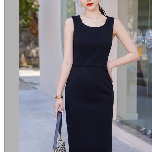 Women's Clothing Long Sleeve High-end Temperament Professional Suit Goddess Fan Two-piece Dress Celebrity Style_mkmklike.com