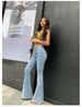 Women’s Clothing women's skinny flared jeans sexy hip lifting jeans new models_mkmklike.com