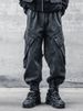 Men's Fleece Lined Cargo Jeans Heavyweight Washed Retro Trendy Loose Casual Versatile Jogger Pants For Autumn Winter_mkmklike.com