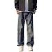 American Style Jeans, Men's Spring And Autumn High Street Vintage Loose Wide Pants, Trendy Brand Casual Straight Leg_mkmklike.com