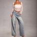 2025 Cross-Border Hot-Selling Women's Straight-Leg Denim Pants Elegant Fashion Casual Mid-Waist Stretch Rhinestone Jeans_mkmklike.com