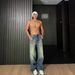 Men's Clothing Retro Whiskered Washed Distressed Jeans American Style For Men And Women Clean Fit Sophisticated Straight Leg Loose Fit_mkmklike.com