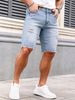 Men's Clothing High Street Style Ripped Frayed Denim Jeans Blue American Overalls Hot Selling New Arrivals_mkmklike.com