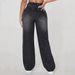 Women's Clothing Washed Hole Denim Trousers_mkmklike.com