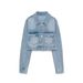 Women's Denim Jacket Long Sleeve Short Length Casual Blouse Coat For Spring Autumn Fashion Outerwear_mkmklike.com