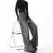 Relaxed Wide-Leg Jeans – High-Waisted Vintage Wash For Effortless Streetwear_mkmklike.com