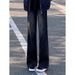 Cleanfit White Jeans Men's American High Street Vibe Pants Straight Slim Ruffian Handsome Scimitar Slightly Pulled Pants_mkmklike.com