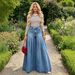 Women's Casual Jeans, New Women's Fashion Washed Pleated Wide Leg Pants_mkmklike.com