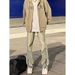 Nordmann Huang Niruan Vintage Jeans For Men American High Street Ins Trend Straight Wide Leg Zipper Vibe Design Long Pants_mkmklike.com