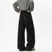 American High Street Autumn Winter Retro Casual Denim Raw Cowhide Scimitar Jeans Unisex Loose Plus Size Straight Long_mkmklike.com