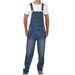 American Retro Design Denim Overalls Men's Straight Leg Loose Workwear Jumpsuit_mkmklike.com