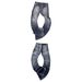 Men's Clothing Ice Blue Ripped Washed 3D Trousers High Elasticity Curved Cut Misty Blue Style Jeans Men Women High Street Trendy Versatile_mkmklike.com