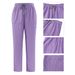Women's new V-neck split medical overalls, pocket straight pants, men's and women's toiletries_mkmklike.com