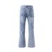 Men's Clothing Premium Spring Jeans Lightning Stripe Pattern High Street Straight Leg Cleanfit American Trend For Formal & Casual_mkmklike.com