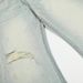 Light Washed Ripped Jeans For Men Punk Vintage Distressed Loose Casual Vib American Street Style Flared Pants_mkmklike.com